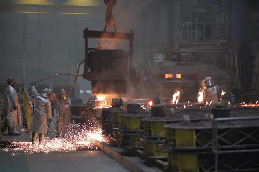 Mise en service de la fonderie modernisée de Vossloh à Outreau